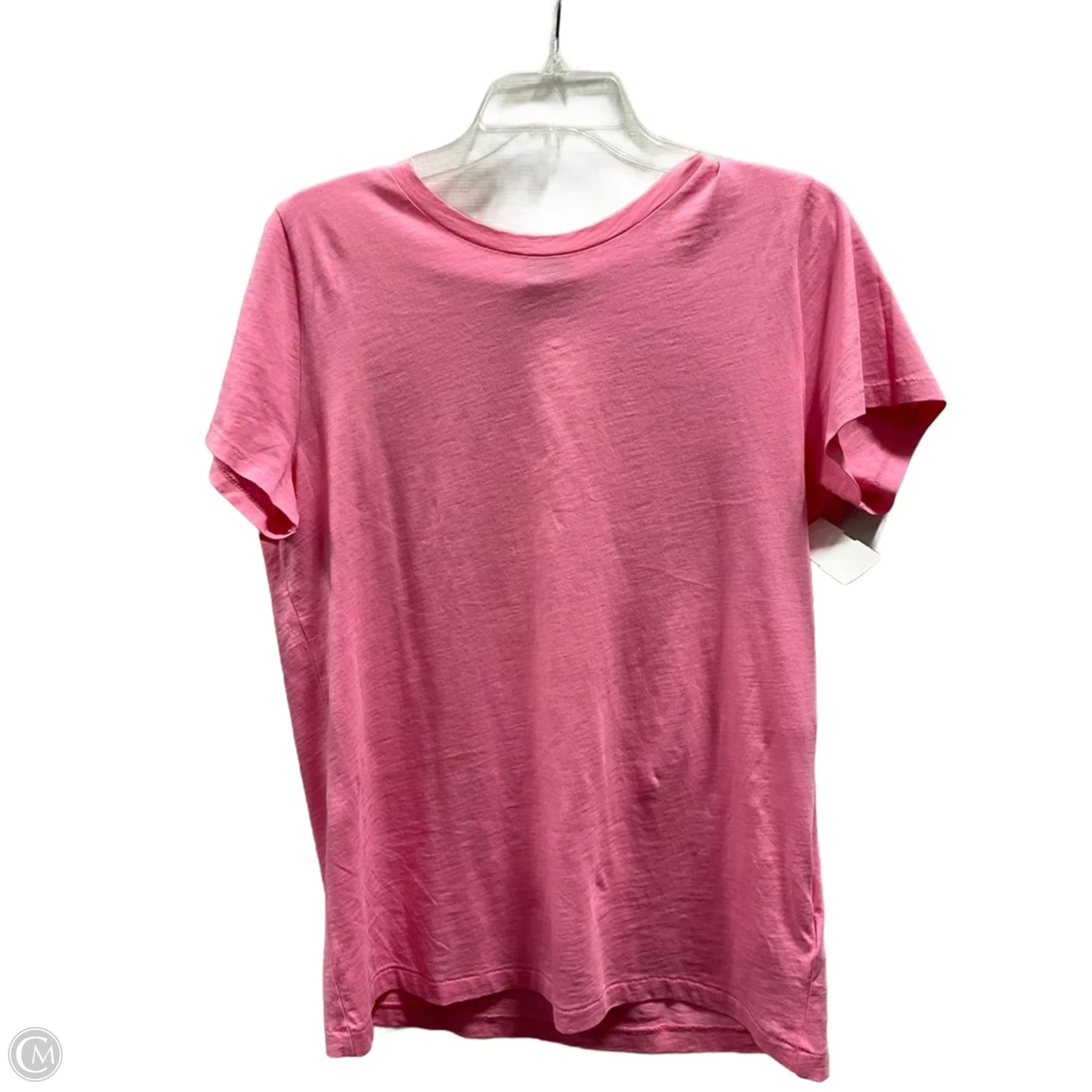 Top Short Sleeve Basic By J. Crew In Pink, Size: L