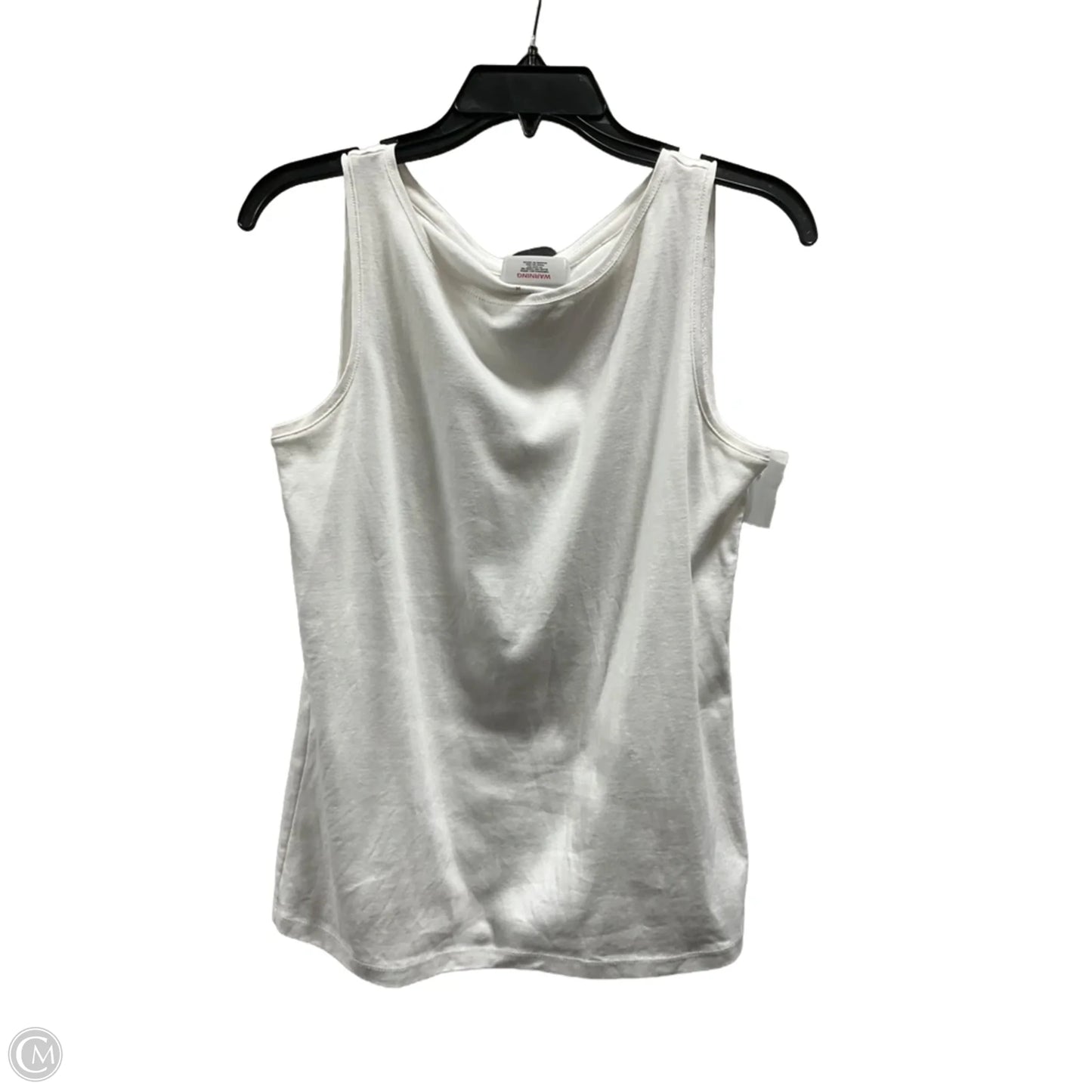 Top Sleeveless Basic By Talbots In White, Size: M