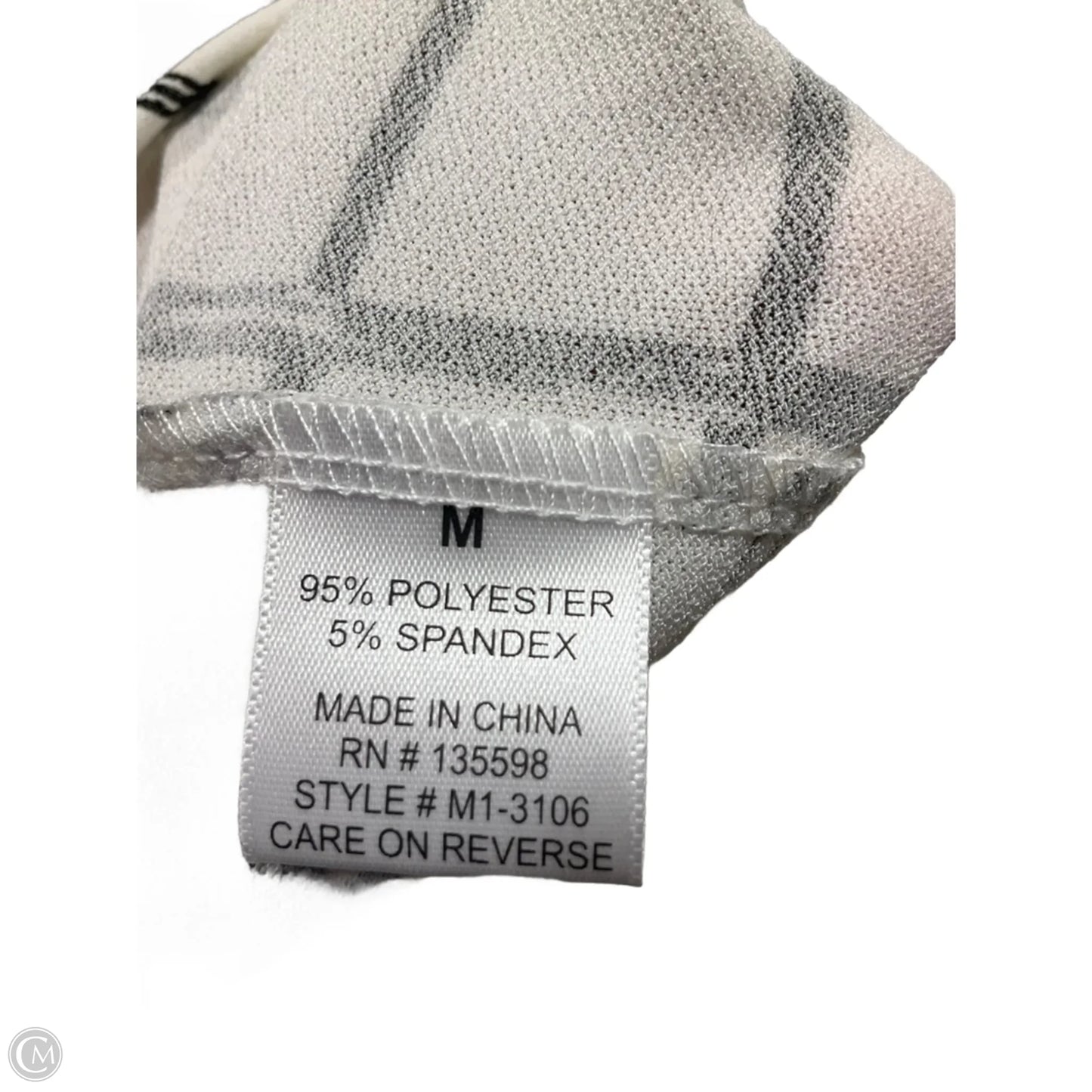 Top Sleeveless Basic By Cure In Black & White, Size: M