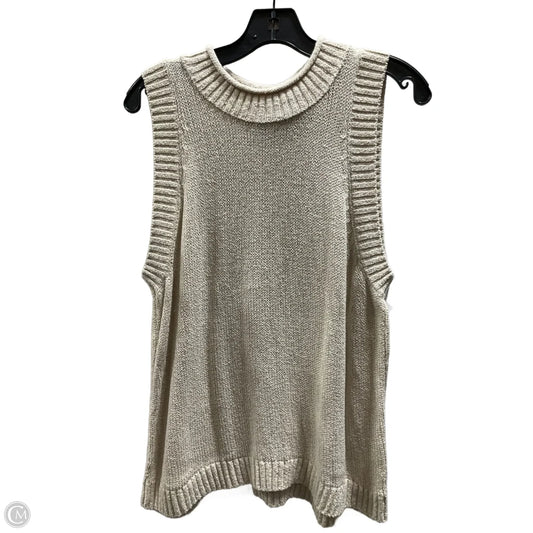 Top Sleeveless By Tribal In Beige, Size: Xl