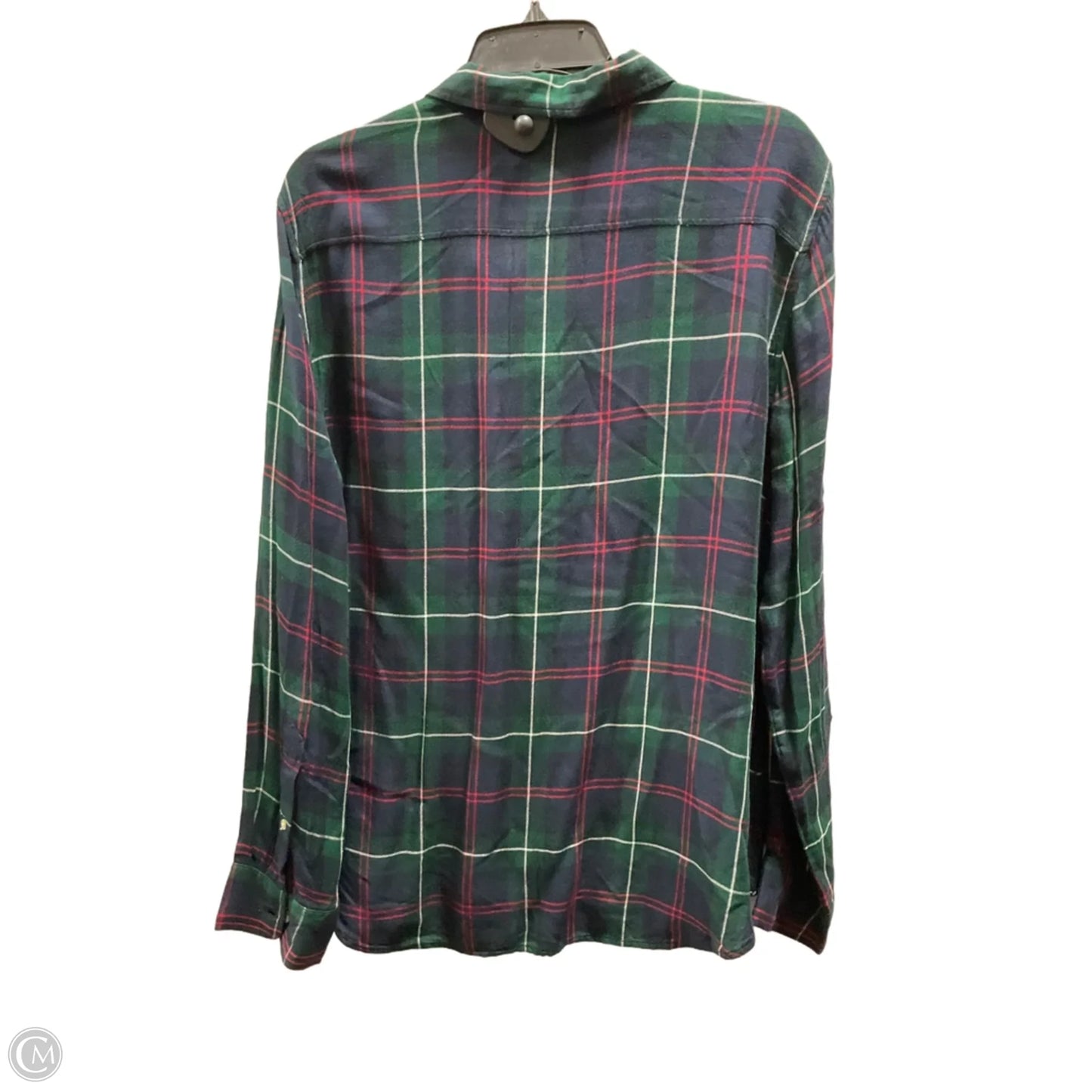 Top Long Sleeve By Lauren By Ralph Lauren In Green, Size: Xl