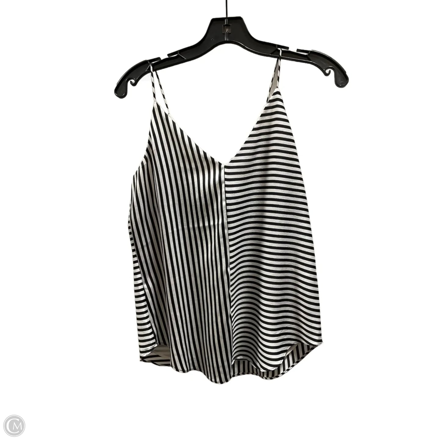 Top Sleeveless By Express In Striped Pattern, Size: S