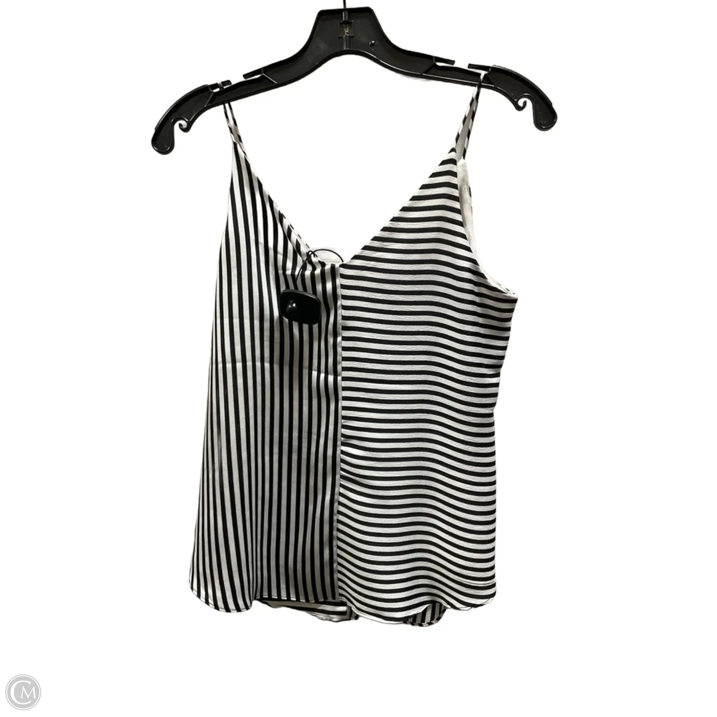 Top Sleeveless By Express In Striped Pattern, Size: S