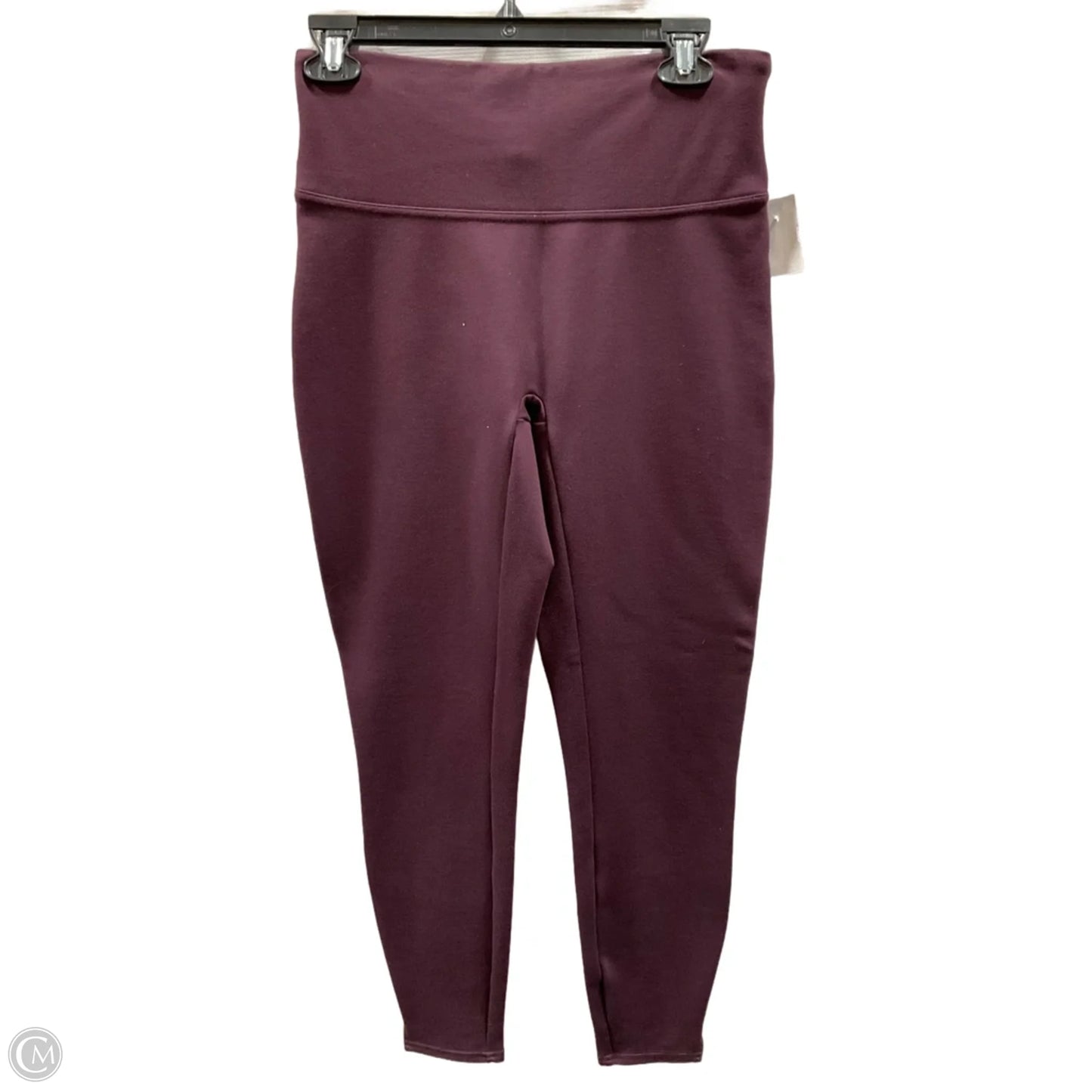 Pants Leggings By Spanx In Maroon, Size: M