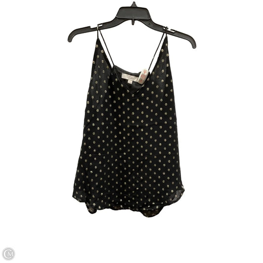 Top Sleeveless By Loft In Black, Size: M
