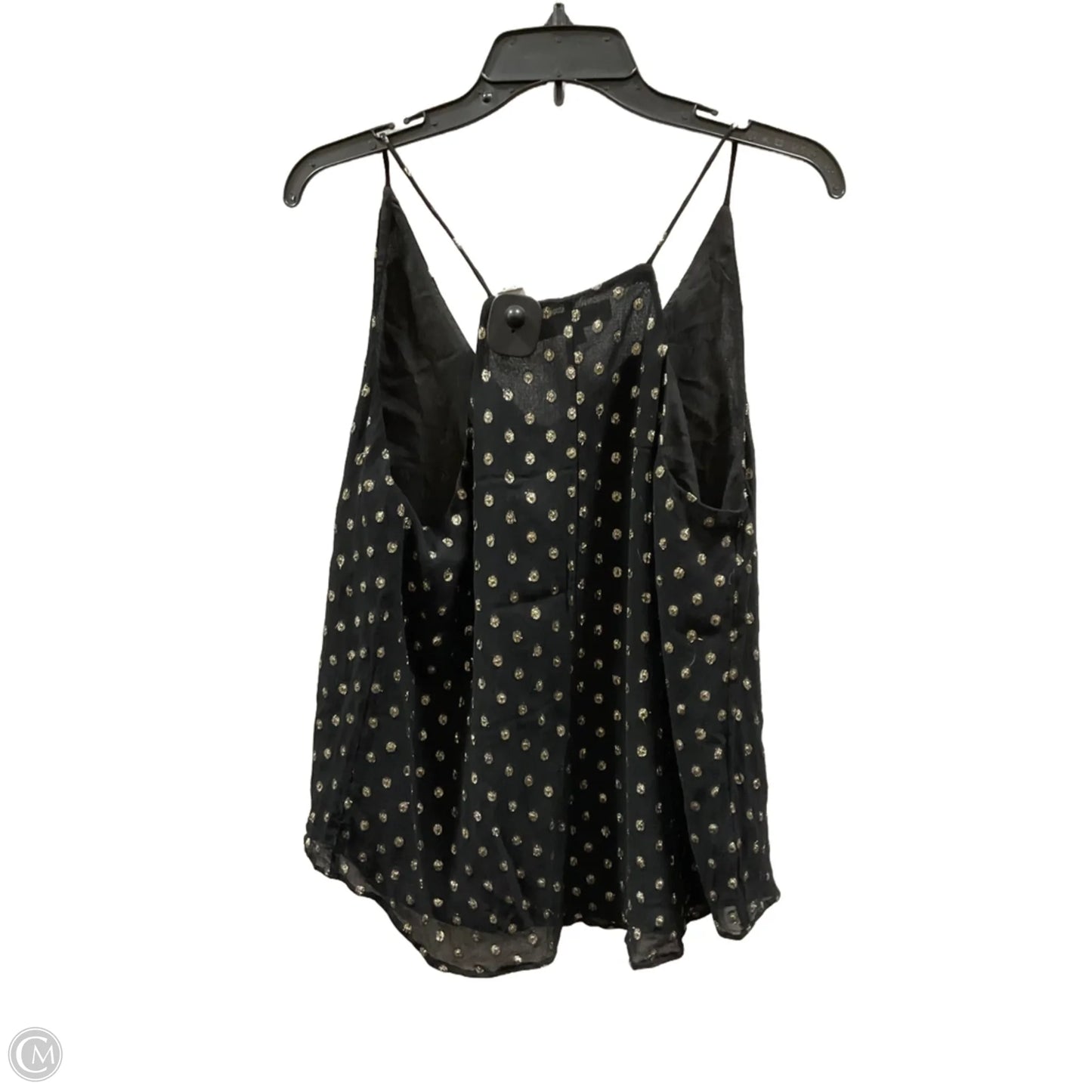 Top Sleeveless By Loft In Black, Size: M