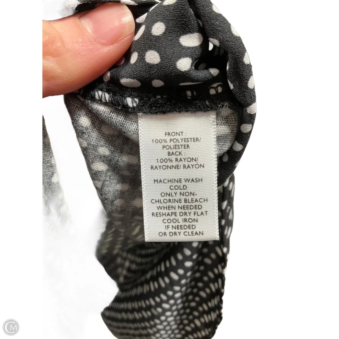 Top Short Sleeve By Loft In Polkadot Pattern, Size: Sp