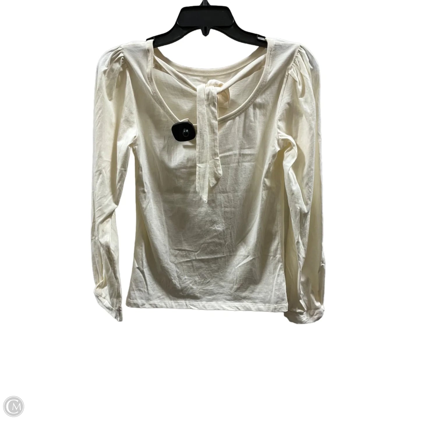 Top Long Sleeve By J. Crew In Cream, Size: S