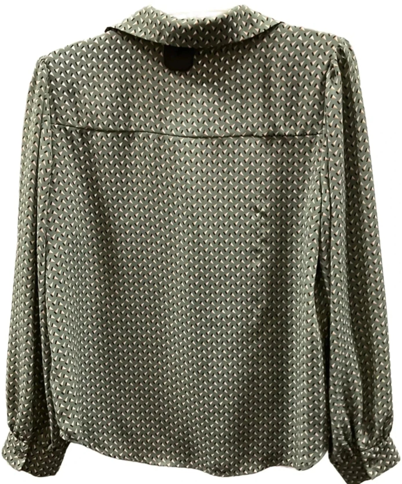 Top Long Sleeve By Pleione In Green, Size: M