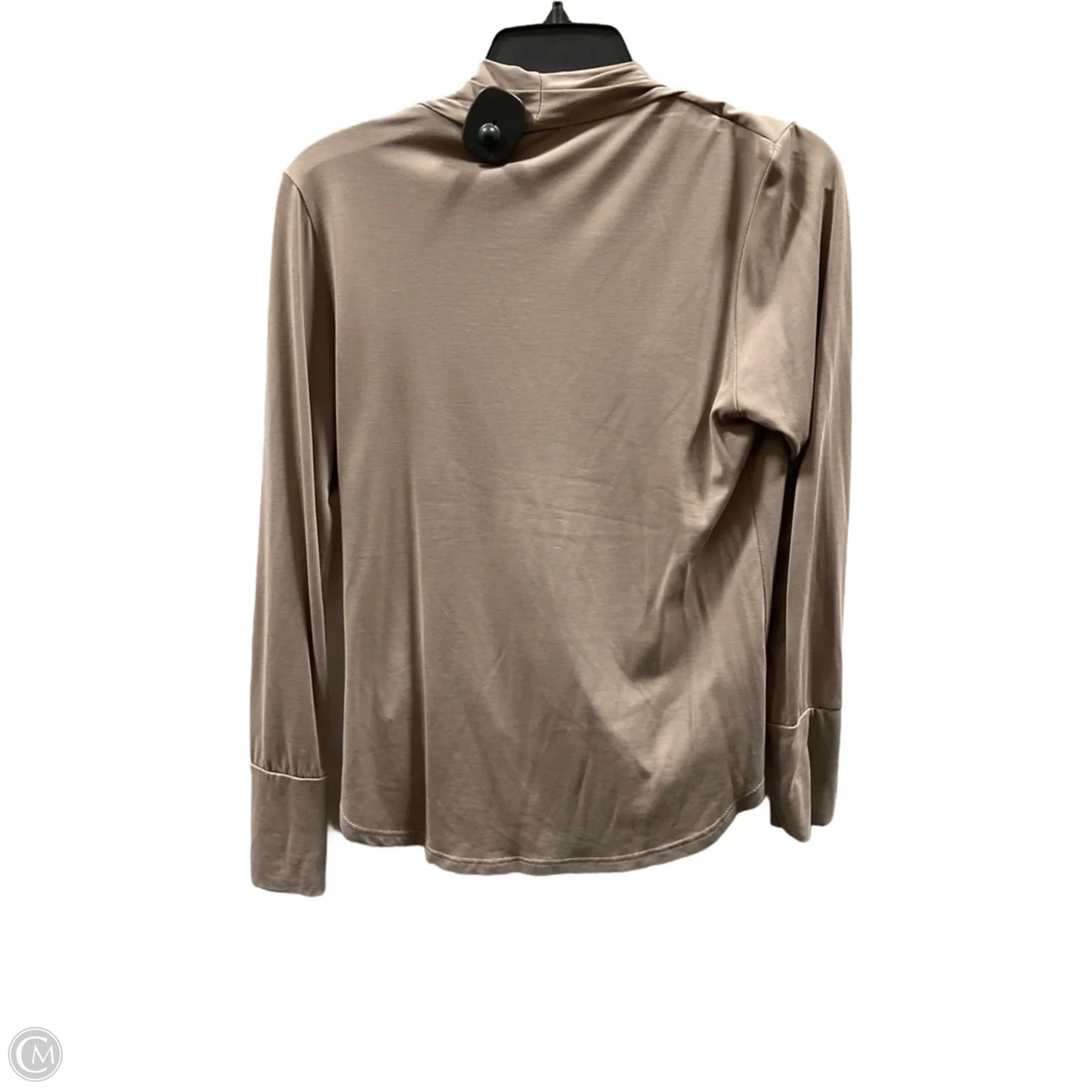 Top Long Sleeve By Veronica M In Taupe, Size: M