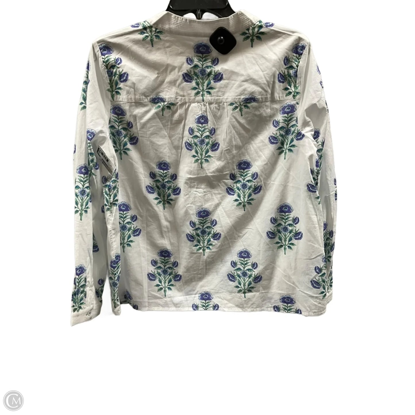 Top Long Sleeve By Talbots In Floral Print, Size: Mp