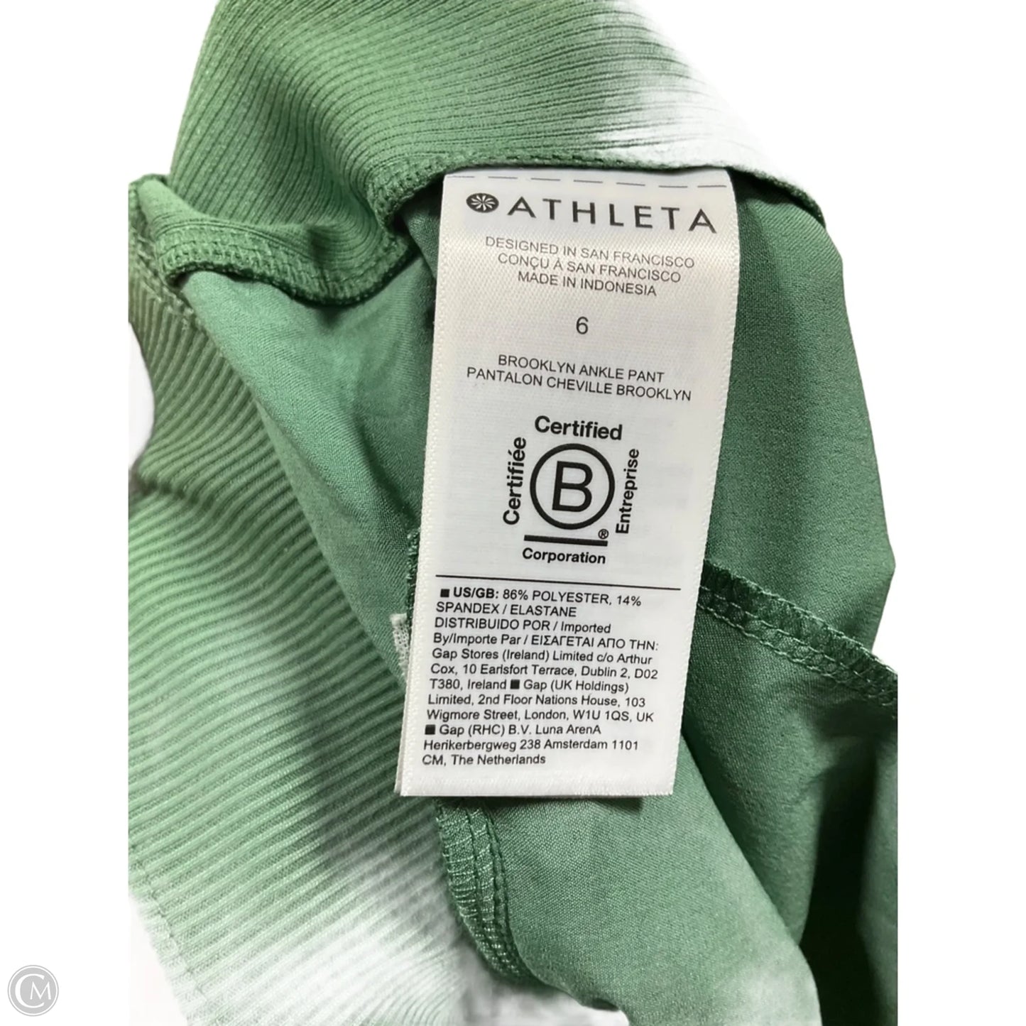 Athletic Pants By Athleta In Green, Size: 6