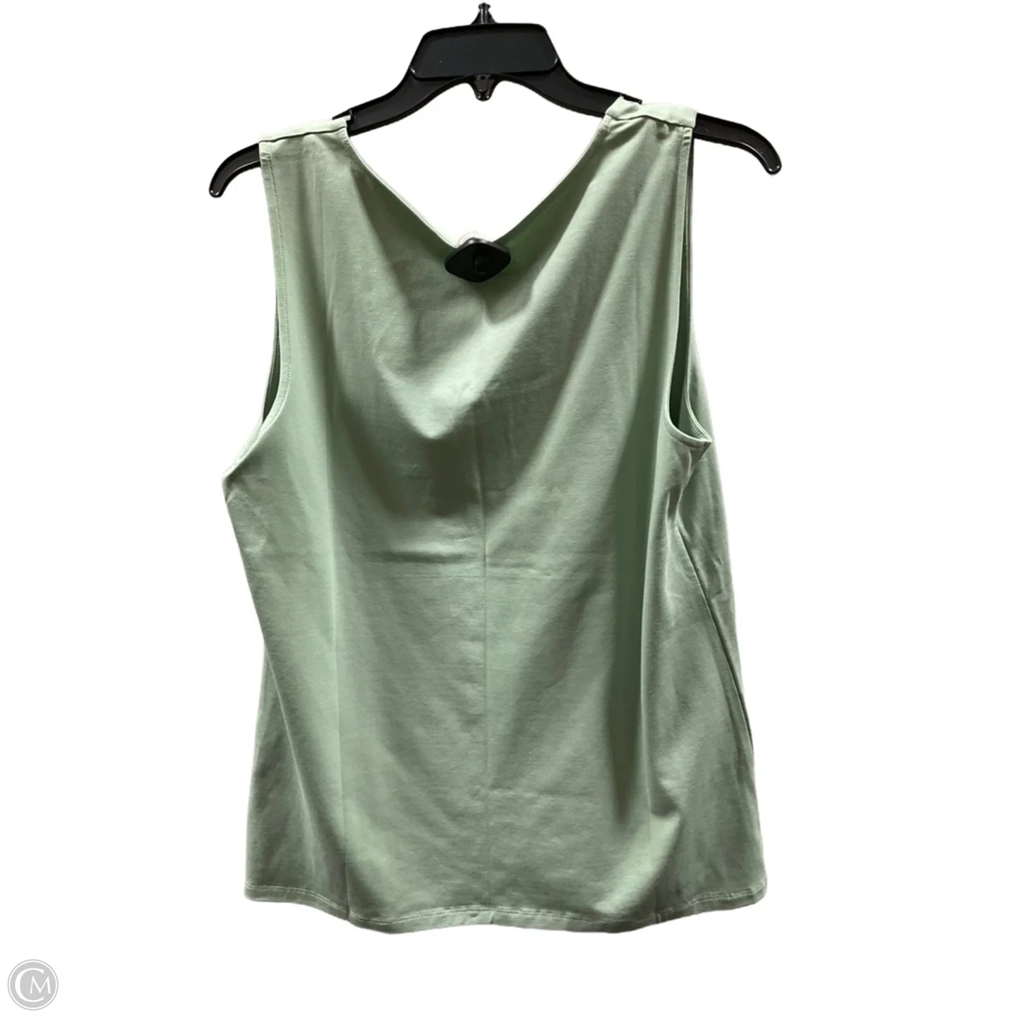 Top Sleeveless Basic By Chicos In Green, Size: L