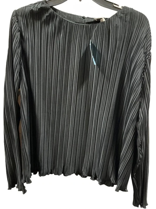 Top Long Sleeve By Loft In Black, Size: Xlp