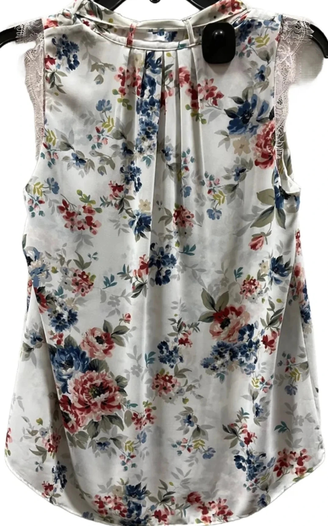 Top Sleeveless By White House Black Market In Floral Print, Size: S