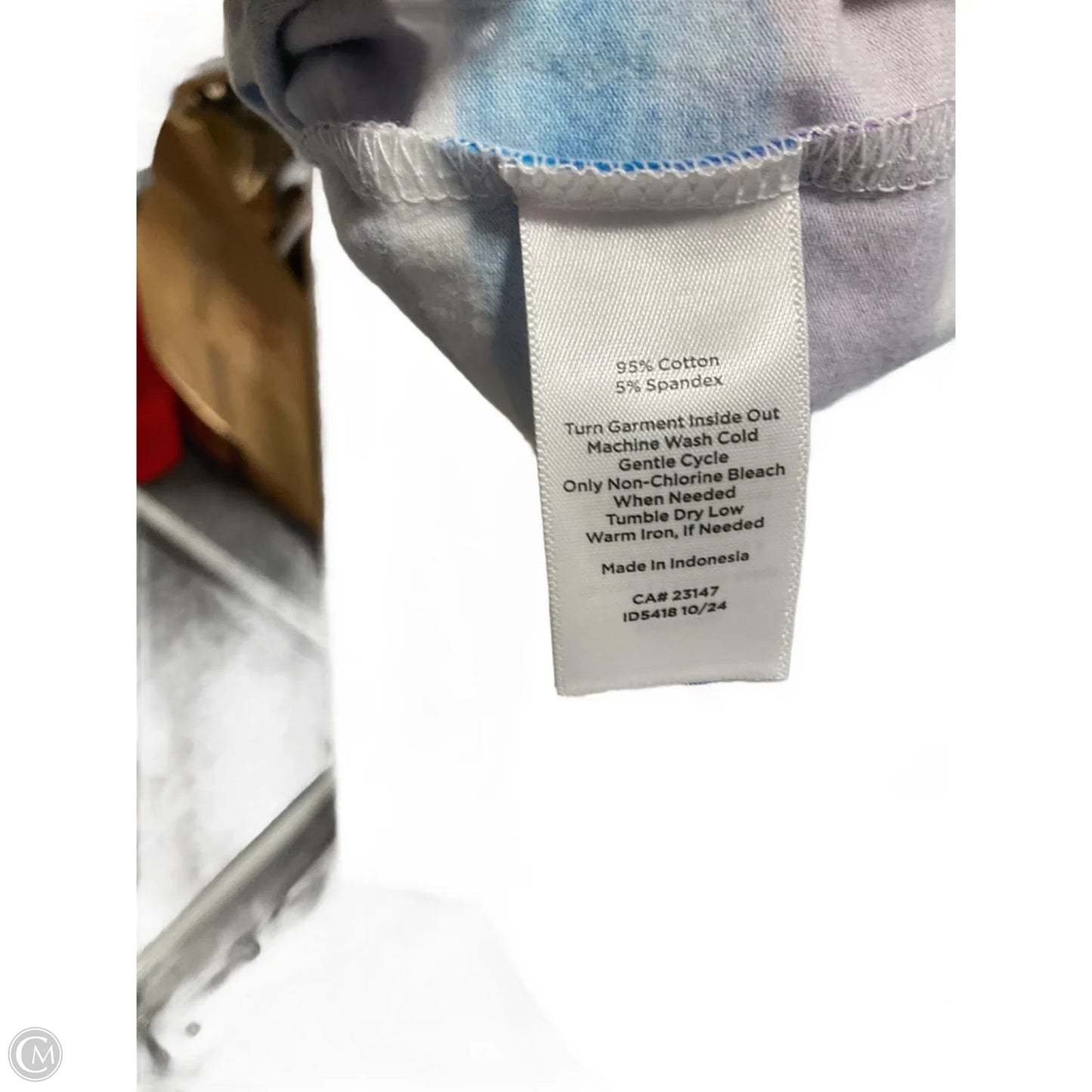 Top Short Sleeve Basic By Talbots In Blue & Purple, Size: 2x