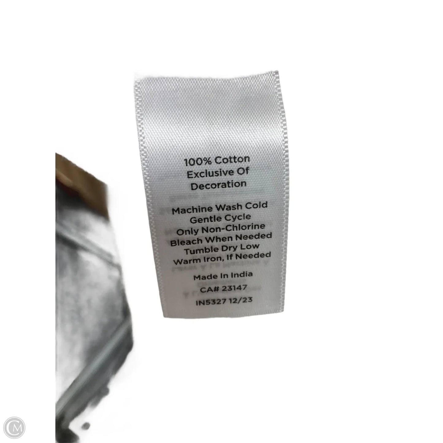 Top Short Sleeve Basic By Talbots In White, Size: 2x