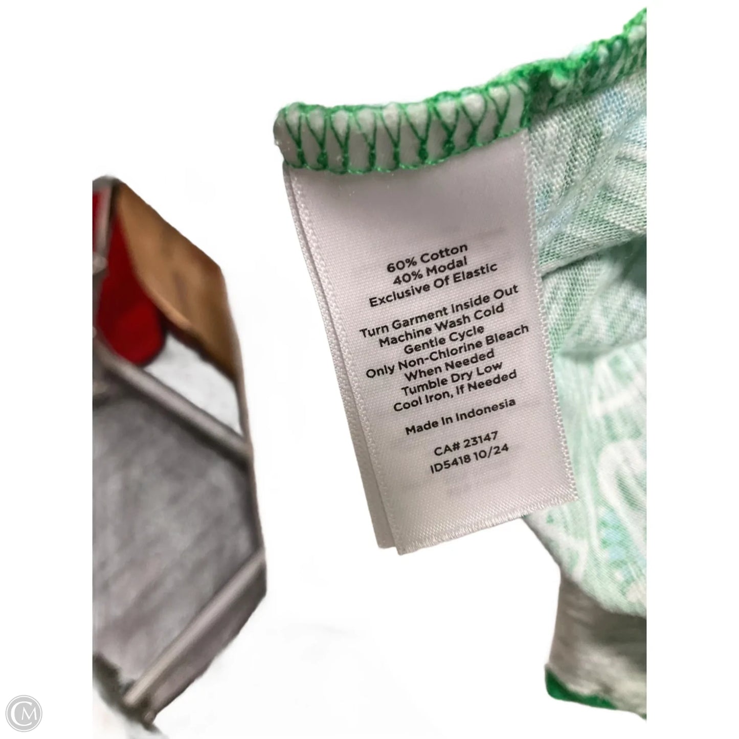 Top Short Sleeve Basic By Talbots In Green, Size: 2x