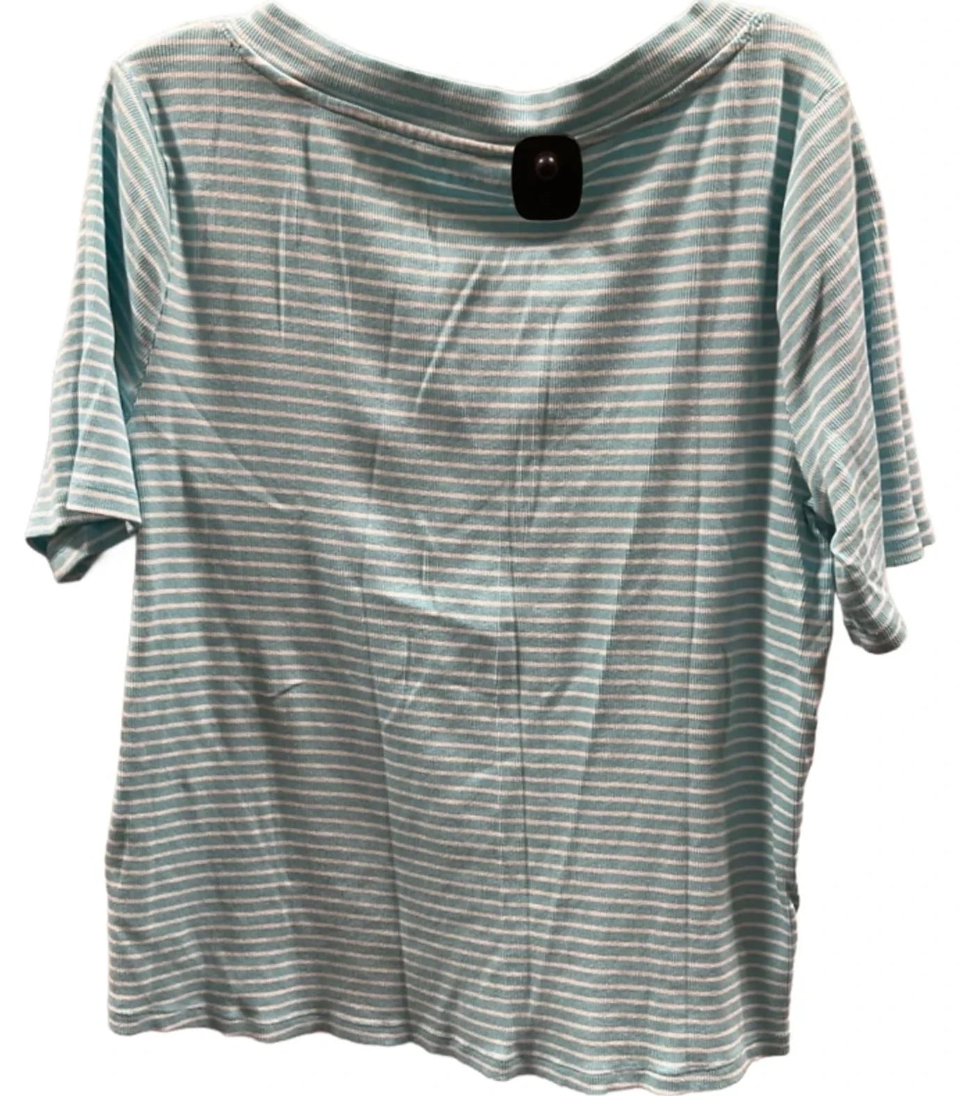Top Short Sleeve Basic By Talbots In Blue, Size: 2x