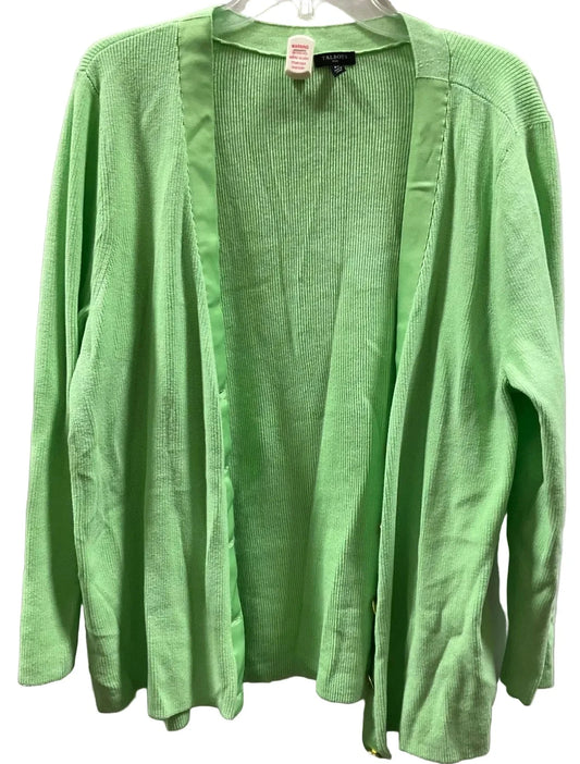 Cardigan By Talbots In Green, Size: 2x