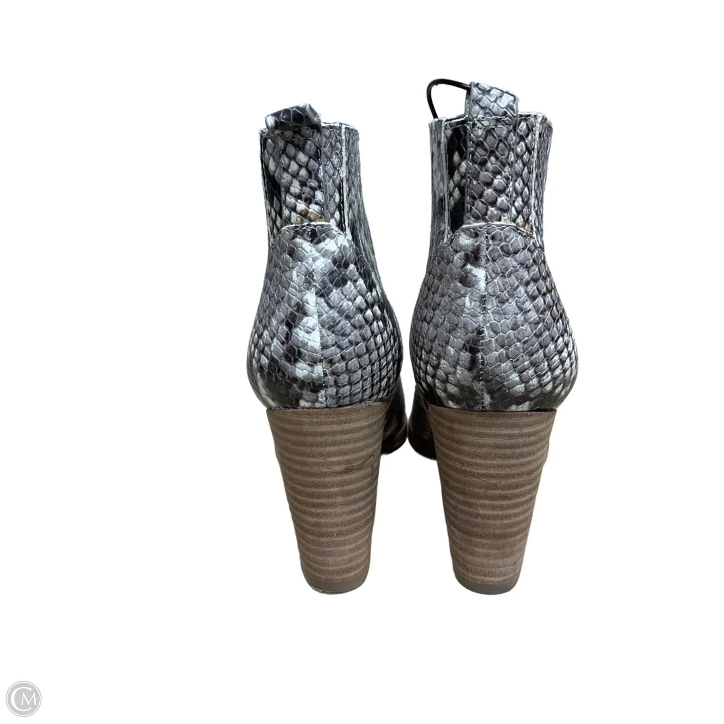 Boots Ankle Heels By Marc Fisher In Animal Print, Size: 7.5