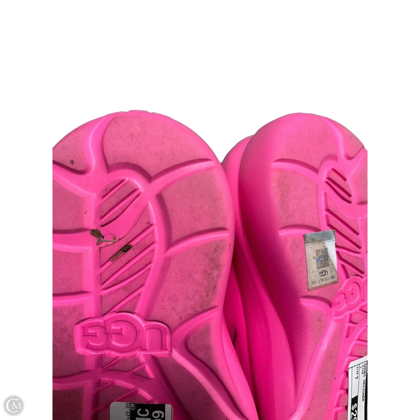 Shoes Designer By Ugg In Pink, Size: 7