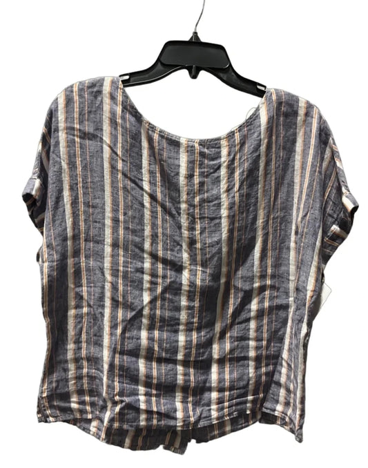 Top Short Sleeve By C And C In Striped Pattern, Size: S