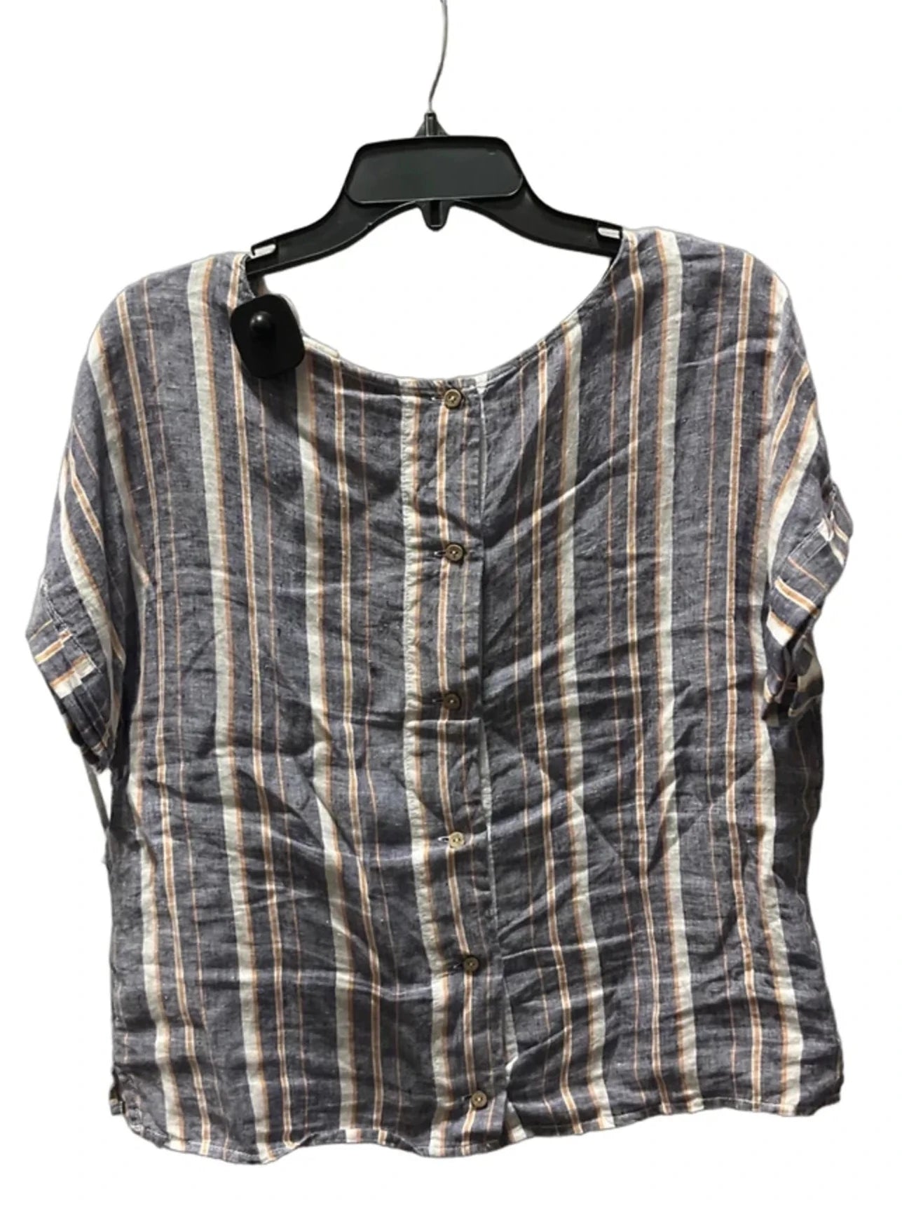 Top Short Sleeve By C And C In Striped Pattern, Size: S