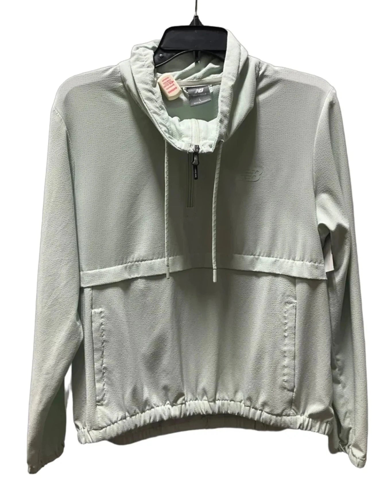 Athletic Jacket By New Balance In Green, Size: L