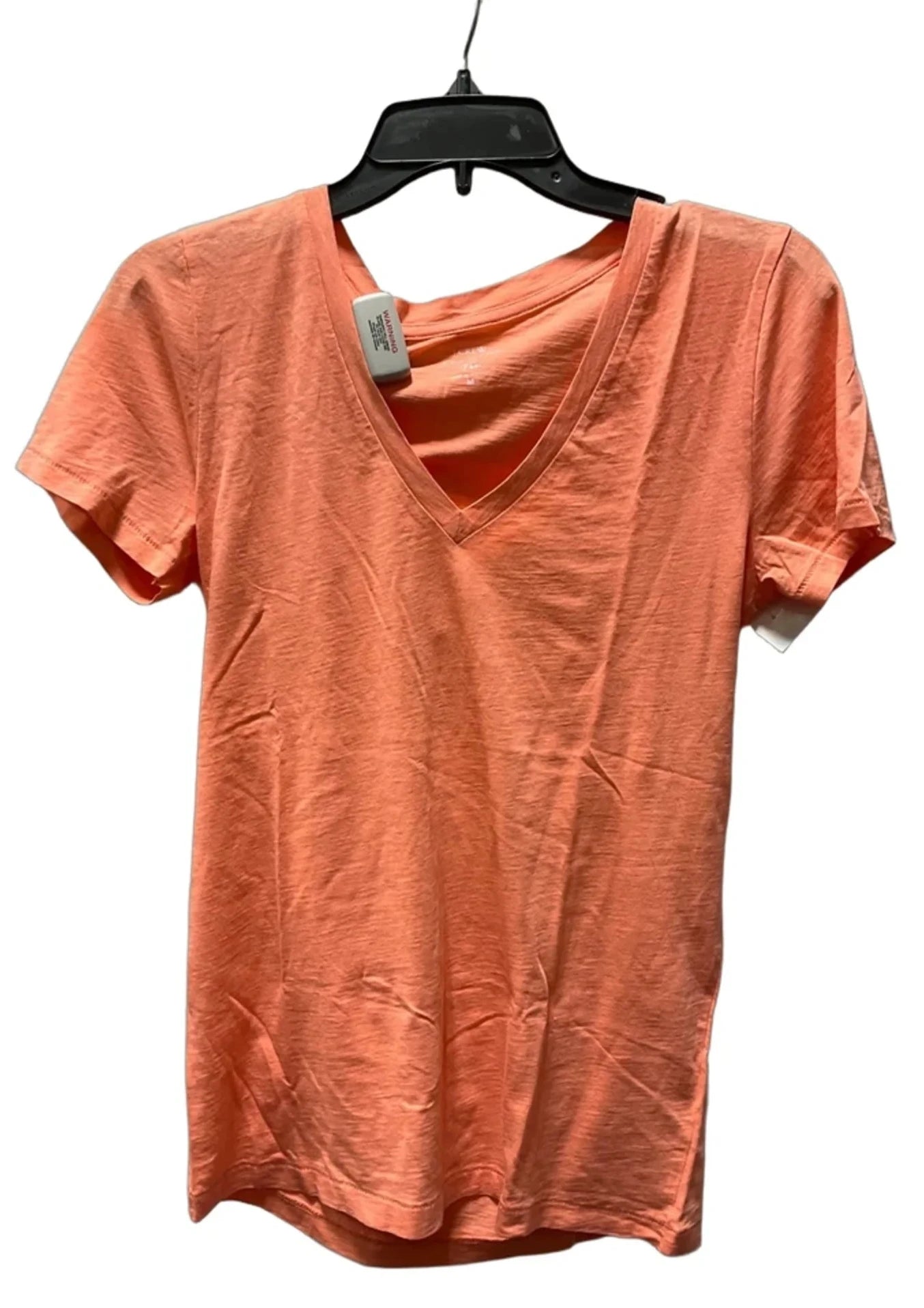 Top Short Sleeve Basic By J. Crew In Orange, Size: M