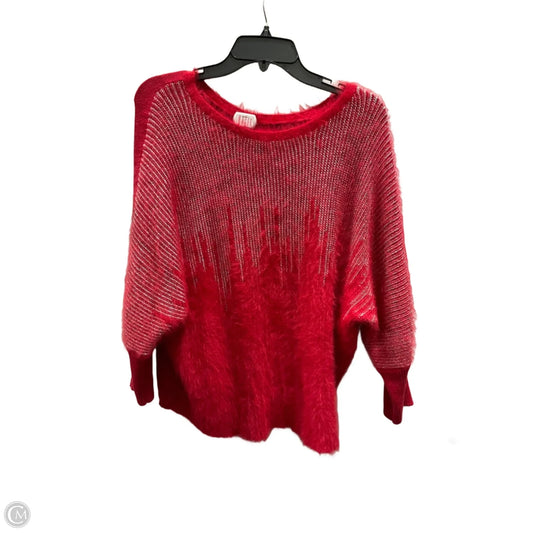 Sweater By Jennifer Lopez In Red, Size: Xl