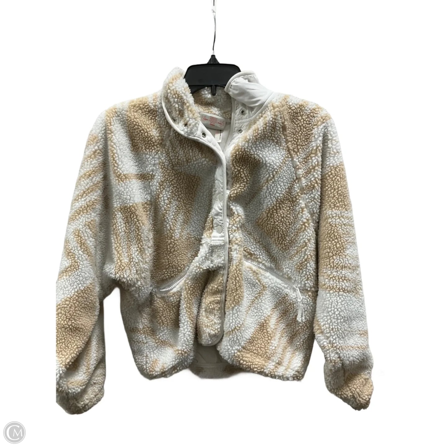 Jacket Fleece By Free People In Cream, Size: S