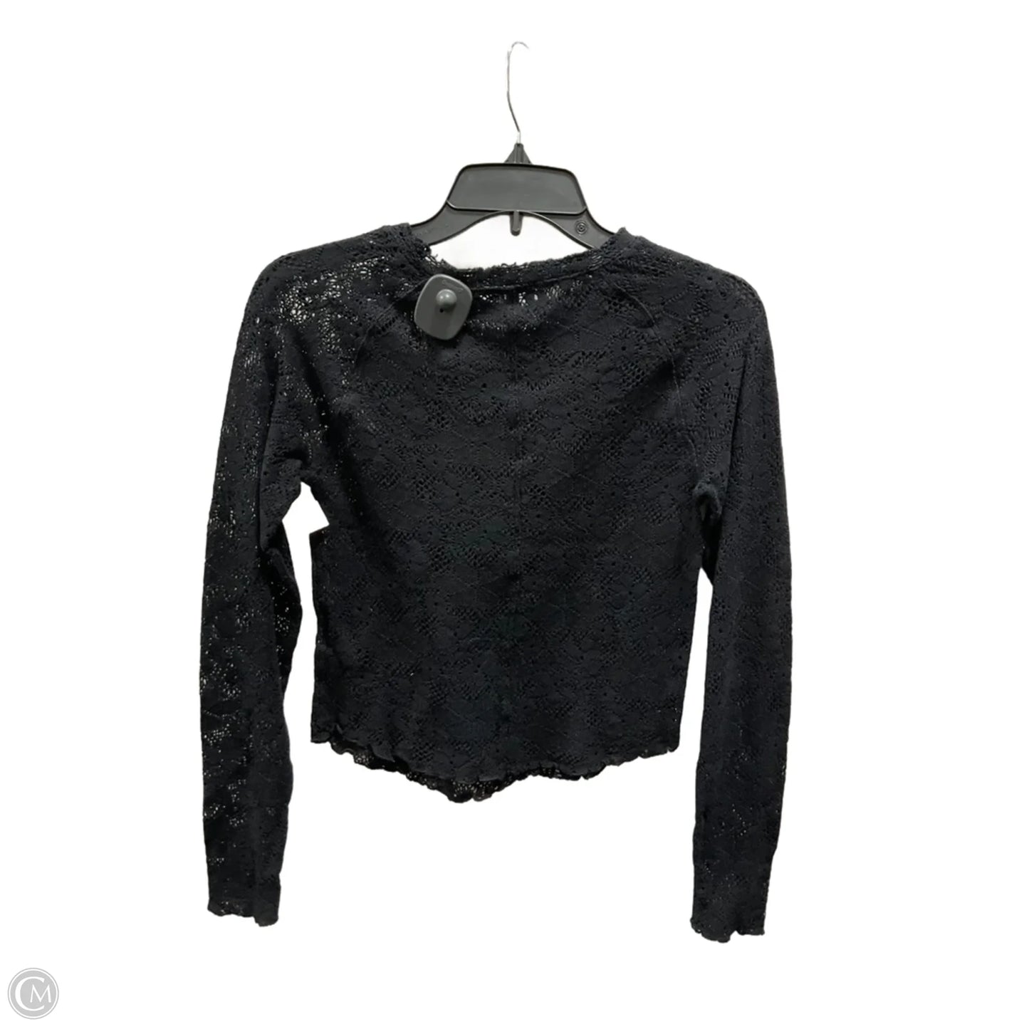 Top Long Sleeve By Free People In Black, Size: S