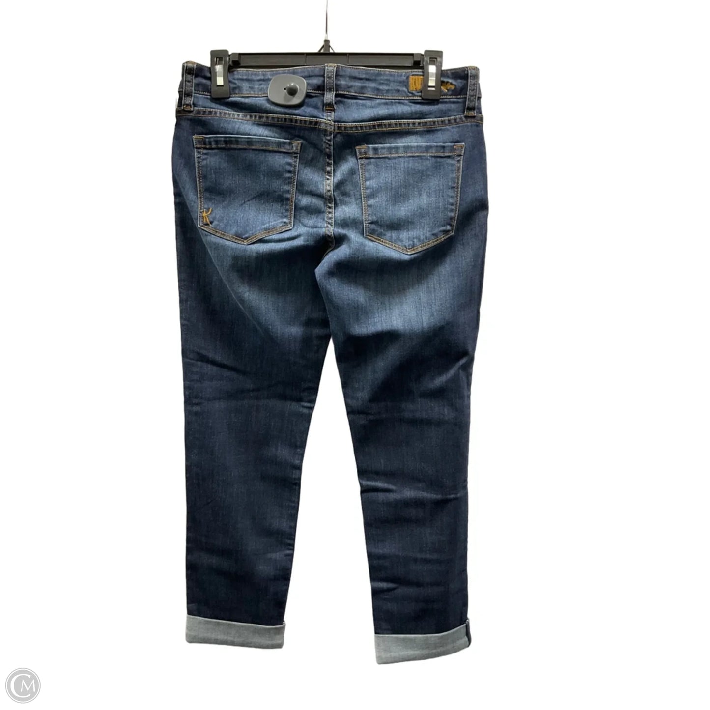 Jeans Straight By Kut In Blue Denim, Size: 4