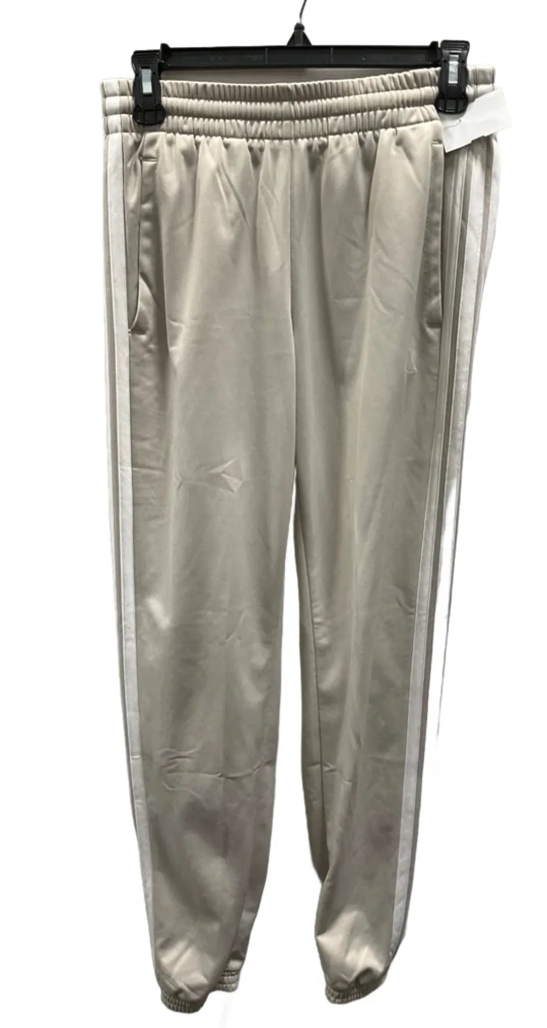 Athletic Pants By Adidas In Beige, Size: S