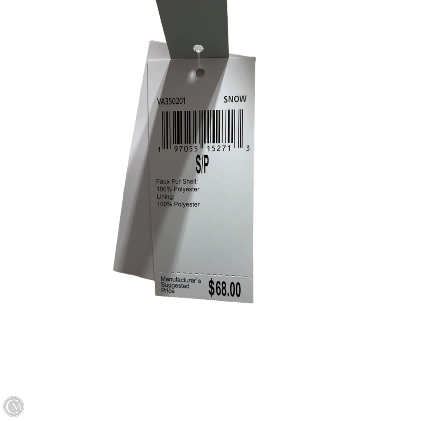 Vest Faux Fur & Sherpa By Joan Vass In Cream, Size: S