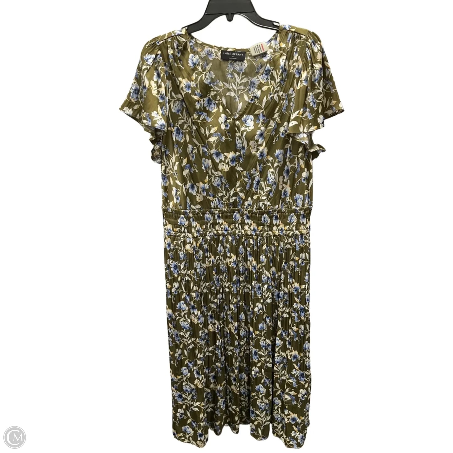 Dress Casual Midi By Lane Bryant In Floral Print, Size: 16