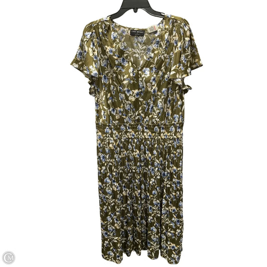 Dress Casual Midi By Lane Bryant In Floral Print, Size: 16