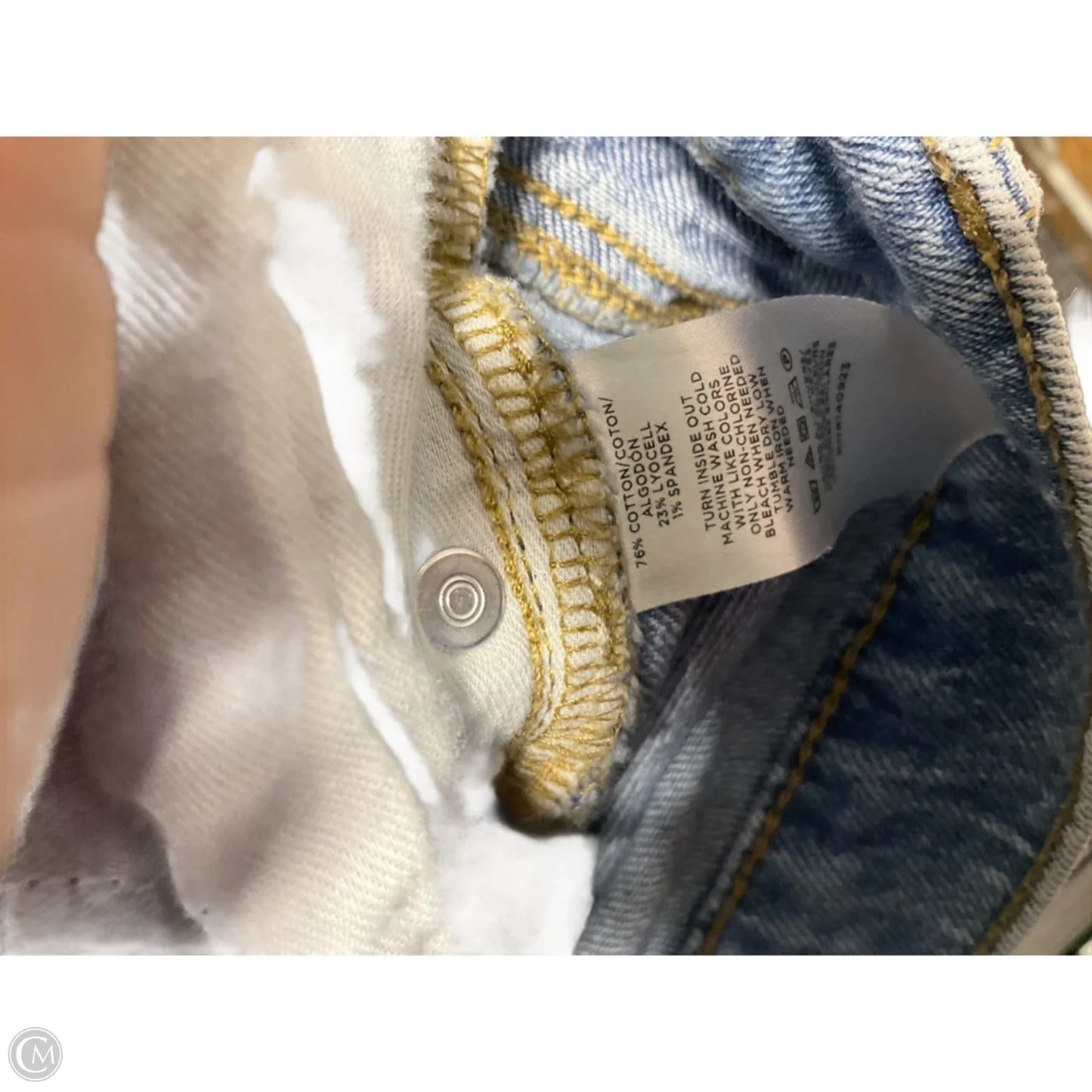 Jeans Wide Leg By Loft In Blue Denim, Size: 16