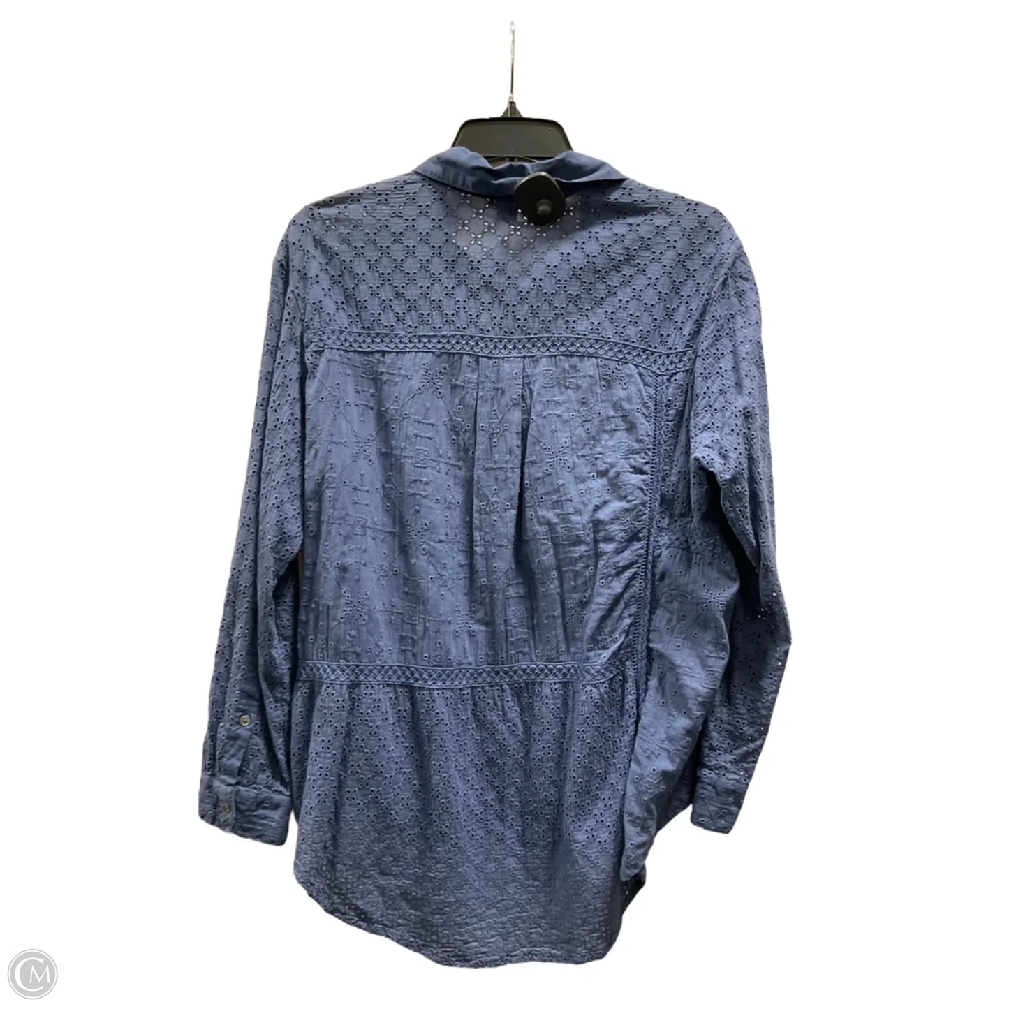 Top Long Sleeve By Sundance In Blue, Size: L