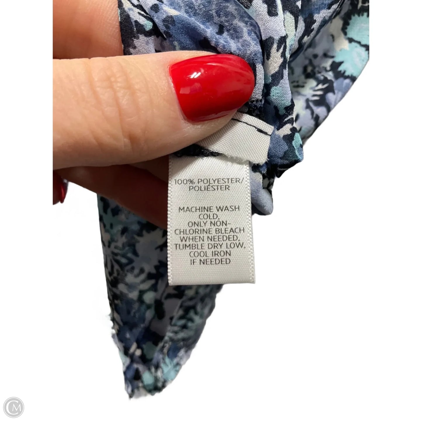 Top Long Sleeve By Loft In Floral Print, Size: L