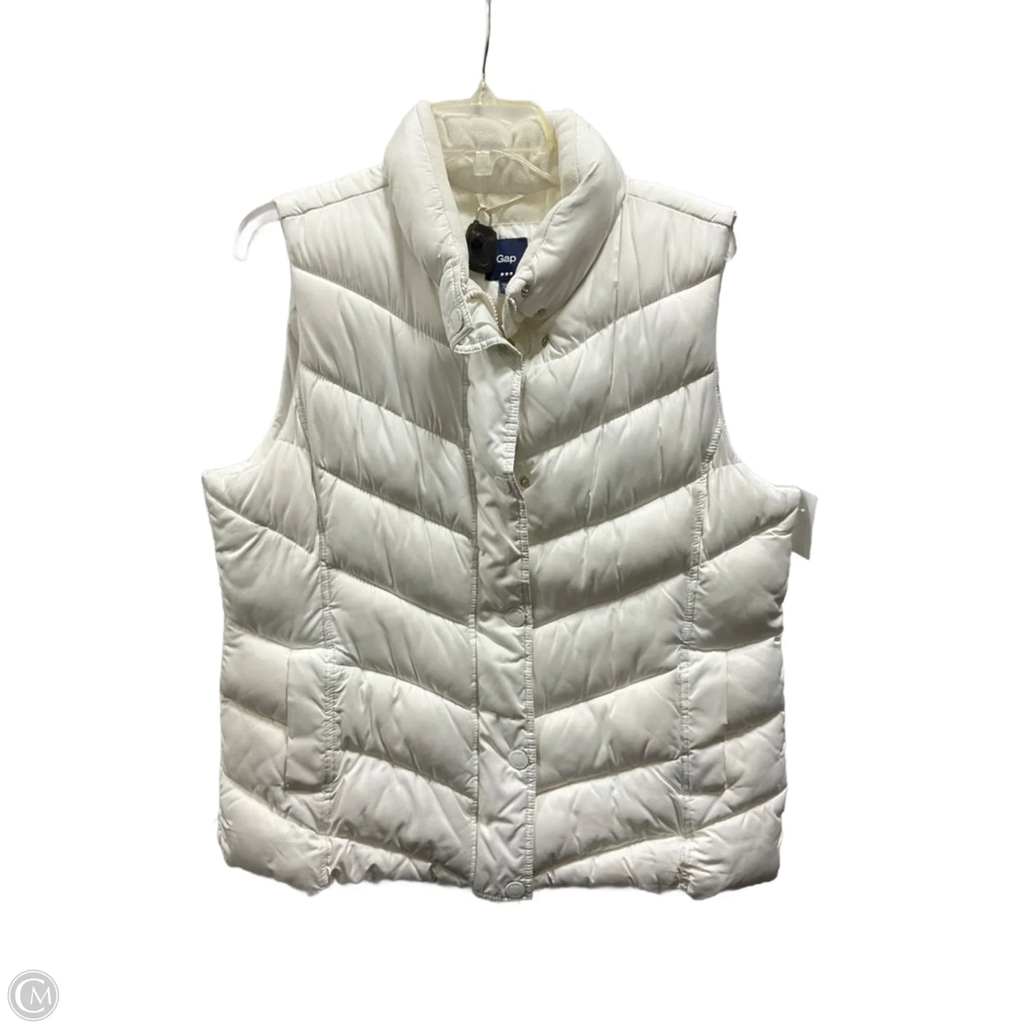 Vest Puffer & Quilted By Gap In White, Size: Xl