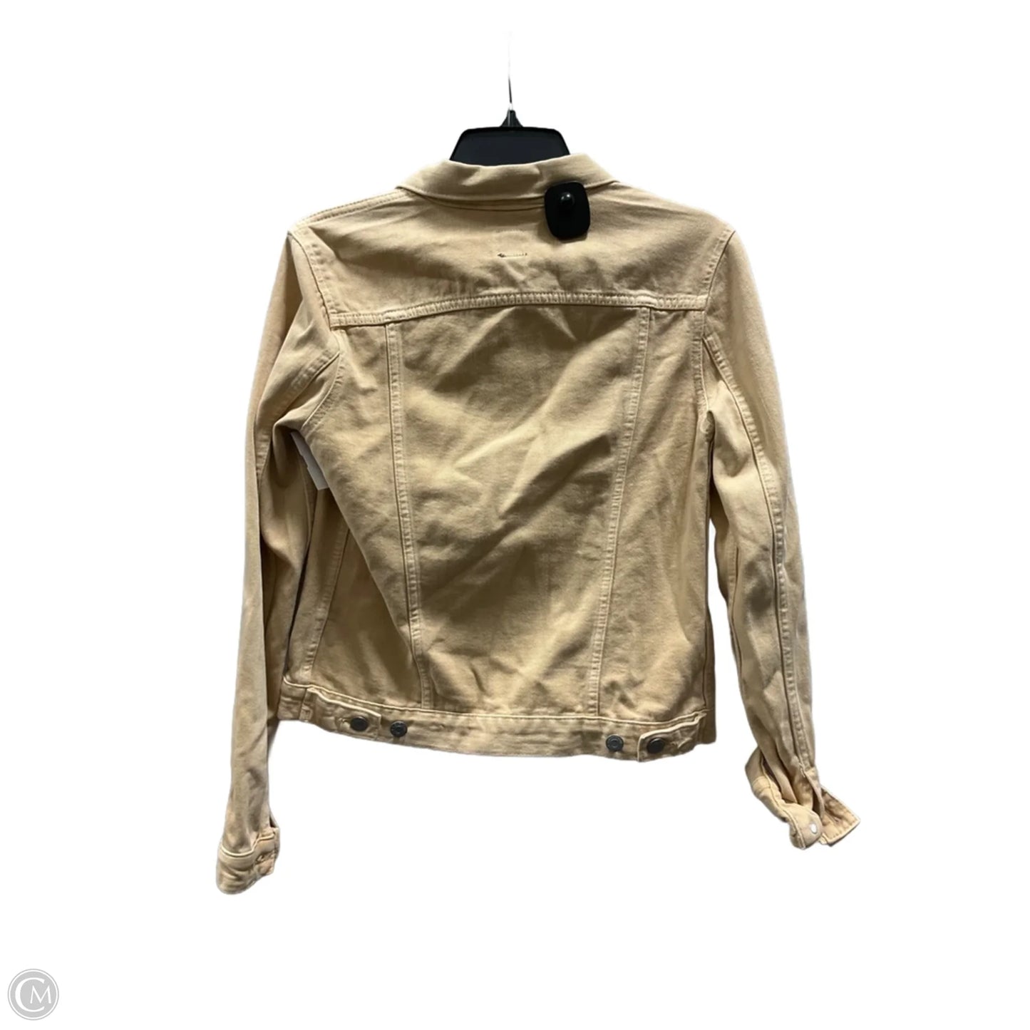 Jacket Denim By Gap In Yellow Denim, Size: Xs