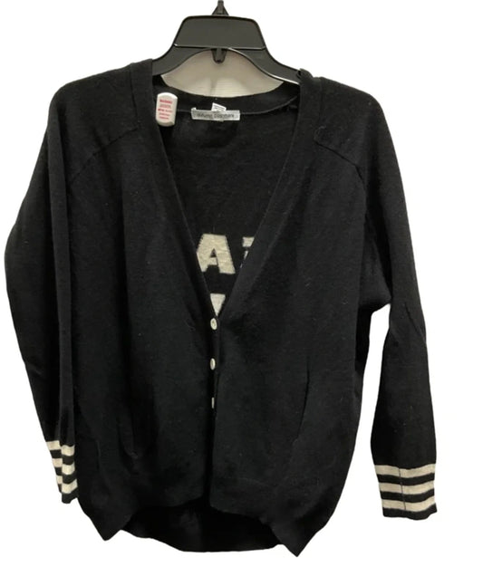 Sweater Cardigan Cashmere By Autumn Cashmere In Black, Size: Xs