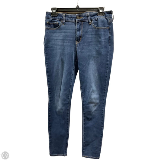 Jeans Skinny By Levis In Blue Denim, Size: 8