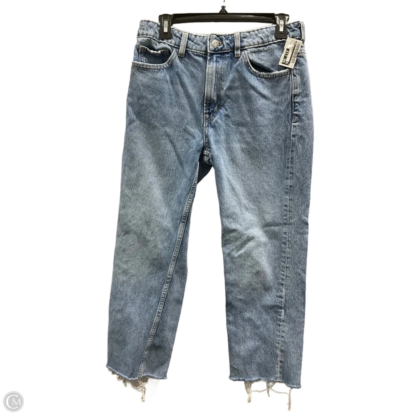 Jeans Straight By Mng In Blue Denim, Size: 6