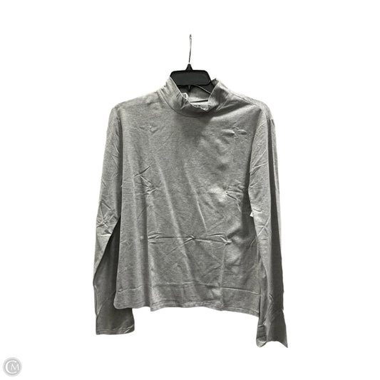 Top Long Sleeve Basic By Gap In Grey, Size: Xl
