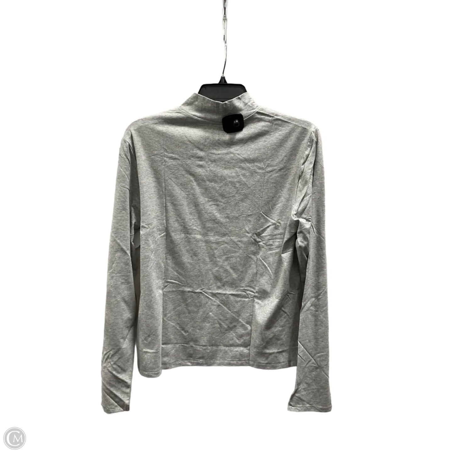 Top Long Sleeve Basic By Gap In Grey, Size: Xl