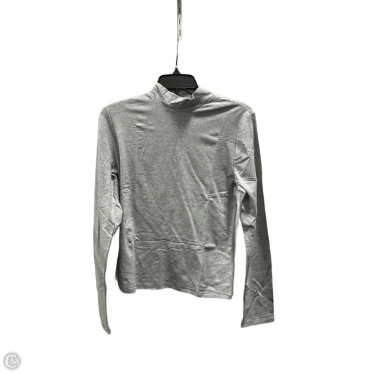 Top Long Sleeve Basic By Gap In Grey, Size: L
