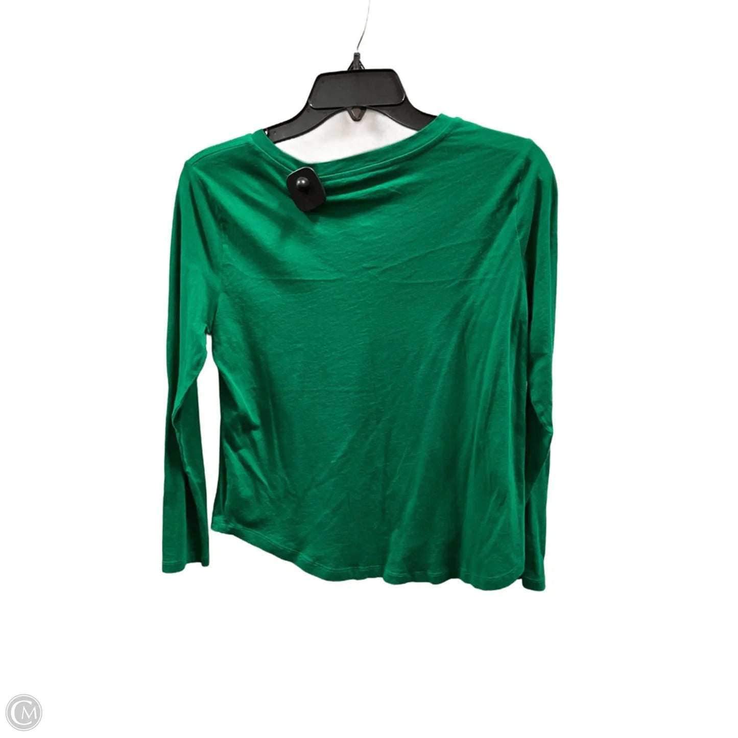Top Long Sleeve Basic By Loft In Green, Size: M